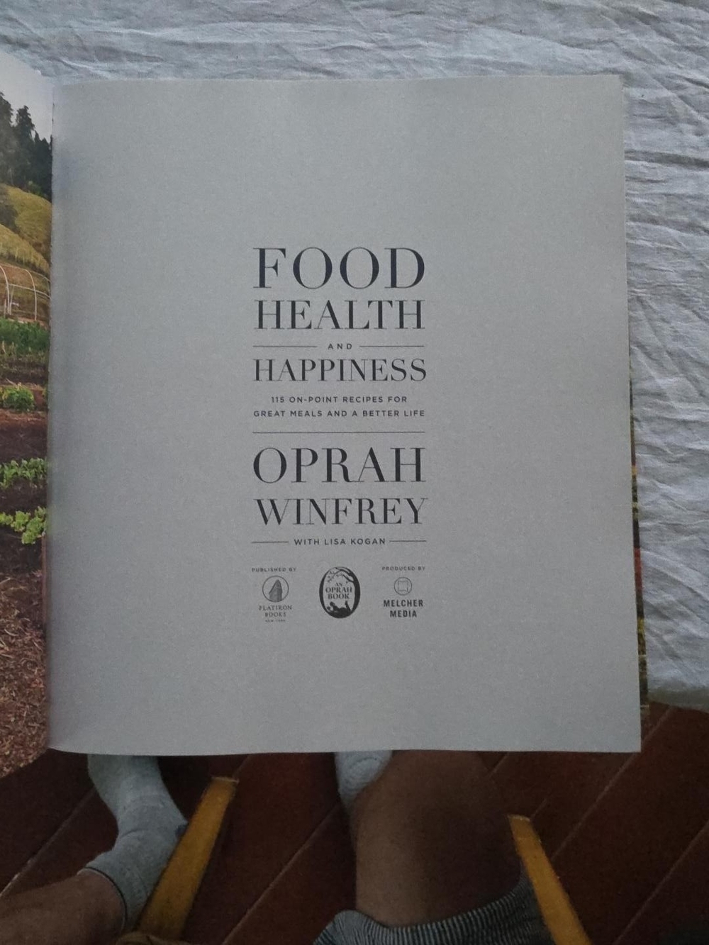 Food Health and Happiness Cookbook - White and Blue Cover by - Picture 12 of 12